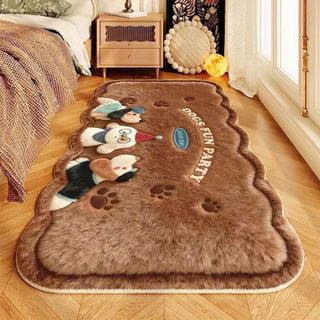 Thảm Chân Giường Cừu Siêu Mịn 50x110cm