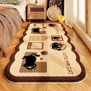 Thảm Chân Giường Cừu Siêu Mịn 50x110cm