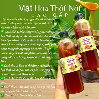 🌴MẬT HOA THỐT NỐT CAO CẤP 700ML – NGỌT THANH TỰ NHIÊN, THƠM ĐẬM VỊ