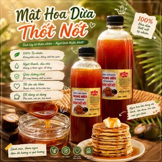 🌴MẬT HOA THỐT NỐT CAO CẤP 700ML – NGỌT THANH TỰ NHIÊN, THƠM ĐẬM VỊ