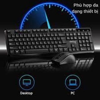 Combo bàn phím và chuột có dây Deiog DY-811D chính hãng, được thiết kế theo phong cách giả cơ dành cho máy tính và laptop.