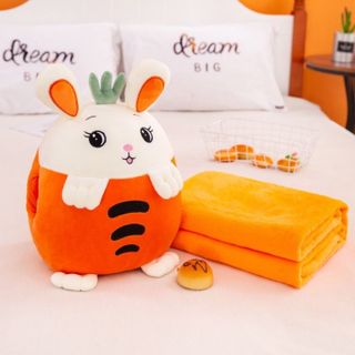 Bộ Gối Kèm Chăn Hoạt Hình - Full Vat