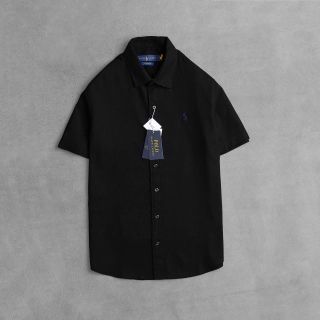 Sơ mi  linen polo nam,   vải chính quy.