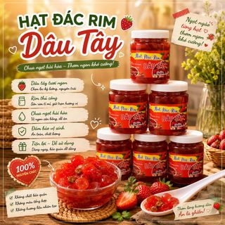 🍓HẠT ĐÁC RIM DÂU TÂY 1KG, THƠM NGON, ĂN LÀ MÊ