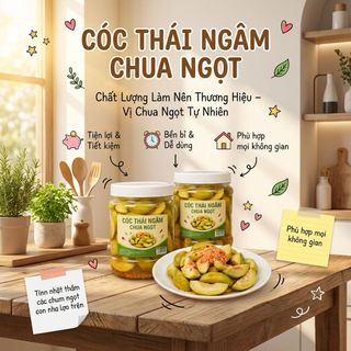 CÓC THÁI NGÂM CHUA NGỌT 700G KÈM MUỐI ỚT – CHUA CAY HÀI HÒA KHÓ CƯỠNG