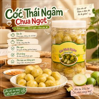 CÓC THÁI NGÂM CHUA NGỌT 700G KÈM MUỐI ỚT – CHUA CAY HÀI HÒA KHÓ CƯỠNG