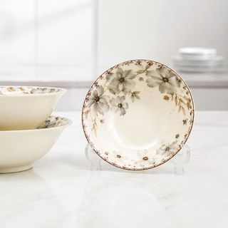 TÔ SỨ LOE HOA DỪA NÂU SIZE 7 - 18CM (T60)