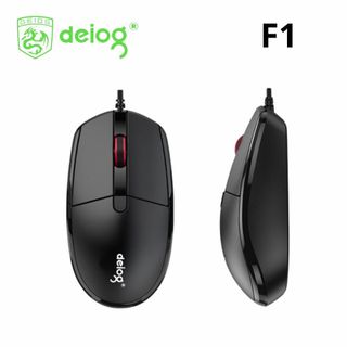 Chuột máy tính có dây Deiog DY- màu đen, được thiết kế siêu mỏng cho cả văn phòng và chơi game