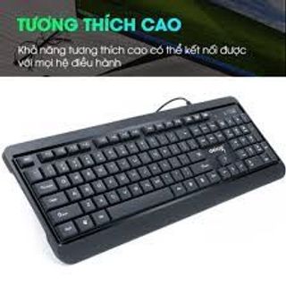 Combo bàn phím và chuột có dây Deiog DY-817S.Bàn phím được thiết kế theo kiểu giả cơ với các phím bấm êm ái, nhẹ nhàng và không gây tiếng ồn lớn khi gõ.