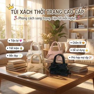 TÚI XÁCH NỮ NHUNG MỊN ĐÍNH NƠ W653 – NHẸ NHÀNG VÀ THANH LỊCH - WINNIE HOUSE