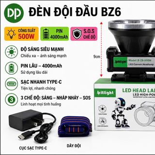 ĐÈN ĐỘI ĐẦU 500W BZ6 LED SIÊU SÁNG (T100)
