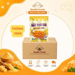 BỘT PHÔ MAI 1KG Hanbe Foods – LẮC KHOAI TÂY, GÀ RÁN, BẮP RANG, ĐỒ ĂN VẶT CỰC NGON