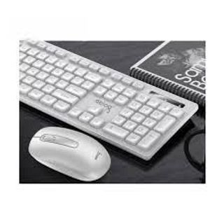 Combo bàn phím và chuột có dây DEIOG DY-912 màu trắng chính hãng.Bàn phím có thiết kế full size 104 phím, phù hợp cho cả văn phòng và chơi game.
