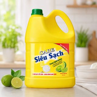 Nước Rửa Chén Care Hương Chanh 3600ml Full Vat
