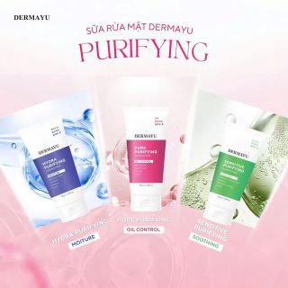 Sữa rửa mặt Làm sạch Sâu Chuyên dụng Dermayu 100ml