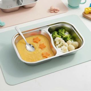 KHAY CƠM INOX 304 2 NGĂN GORILLA CHEF CAO CẤP (T200)