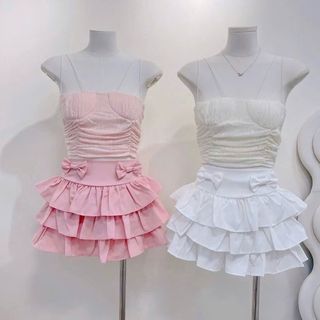 CHÂN VÁY TẦNG KATE LỤA – XINH XẮN, NỮ TÍNH