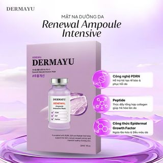 Mặt nạ Tinh chất Cô đặc Phục hồi Da Chuyên sâu Dermayu 30ml / miếng