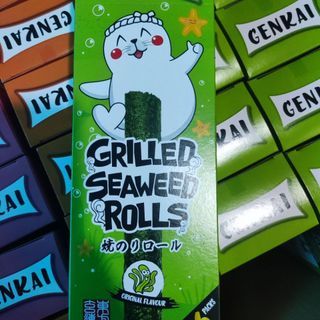 Rong biển genkai nướng cuộn ăn liền