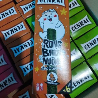 Rong biển genkai nướng cuộn ăn liền