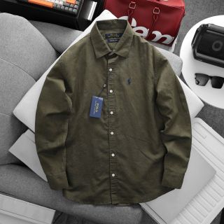 LINEN POLO TAY DÀI NAM.