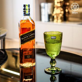 Bộ 6 ly thủy tinh vân lưới SEKA 240ml Màu xanh matcha
