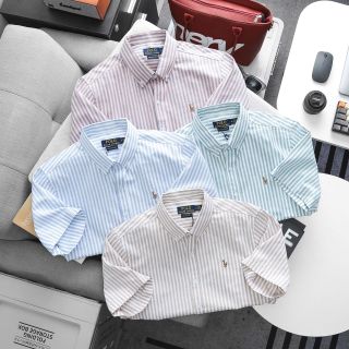 Sơ mi TN Polo sọc 26. Chất vải Oxford.