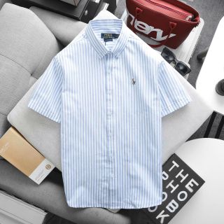 Sơ mi TN Polo sọc 26. Chất vải Oxford.