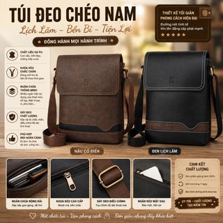TÚI ĐEO VAI WTU13 – NHỎ GỌN, NHIỀU NGĂN, ĐI LÀM HAY ĐI CHƠI ĐỀU ĐẸP