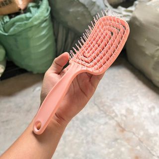 Lược Chải Tóc Xoăn Gỡ Rối Mát Xa Da Đầu Tiện Dụng
