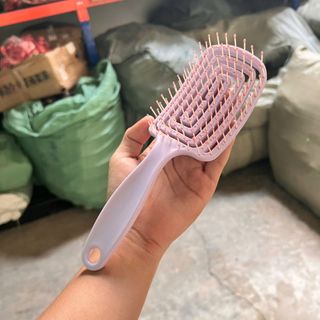 Lược Chải Tóc Xoăn Gỡ Rối Mát Xa Da Đầu Tiện Dụng