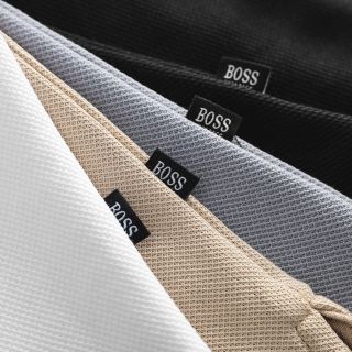 Polo BOSS bacis new nam.  Chất vải pique mềm.