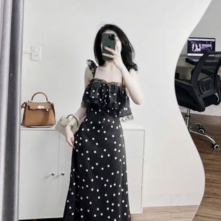 VÁY KATE LỤA CÁNH TIÊN PHỐI REN