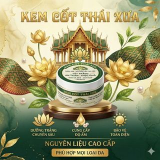(Tặng bột đậu đỏ)Kem cốt thái xưa 220gr cao cấp trắng nhanh an toàn