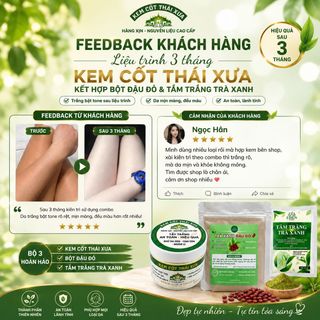 (Tặng bột đậu đỏ)Kem cốt thái xưa 220gr cao cấp trắng nhanh an toàn