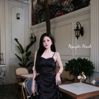 VÁY 2S DÁNG DÀI CHẤM BI