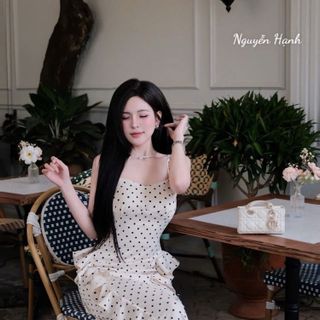 VÁY 2S DÁNG DÀI CHẤM BI
