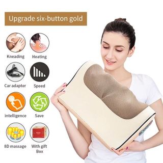 Gối massage cổ vai gáy Seka