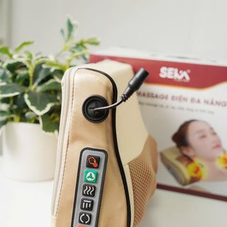 Gối massage cổ vai gáy Seka