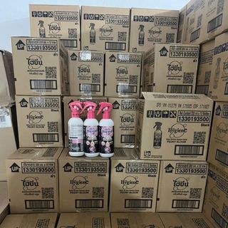 Xịt Thơm Và Chống Nhăn Quần Áo Hygiene Thái Lan 220ml 1 thùng 12