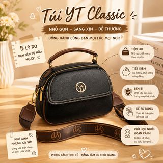 TÚI ĐEO CHÉO, CẦM TAY YT ĐƠN GIẢN SANG TRỌNG CUỐN HÚT W345 - WINNIE HOUSE