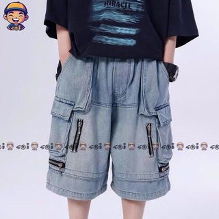 Set áo phông mix quần bò túi hộp cho bé trai dòng size lớn 120-170