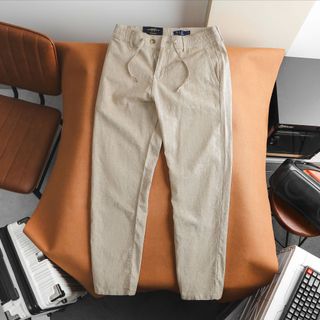 Quần Dài Nam. LINEN POLO LƯNG THUN.