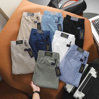 Quần Dài Nam. LINEN POLO LƯNG THUN.