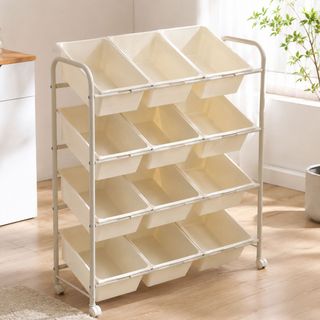 Giá Kệ Đựng Đồ 4 Tầng 12 Ô