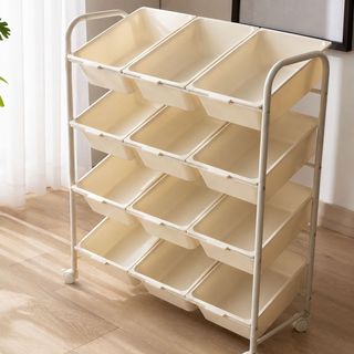 Giá Kệ Đựng Đồ 4 Tầng 12 Ô