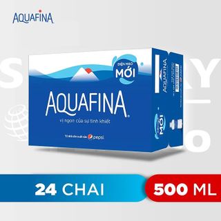Nước uống đóng chai Aquafina 500ml (24 chai/thùng)
