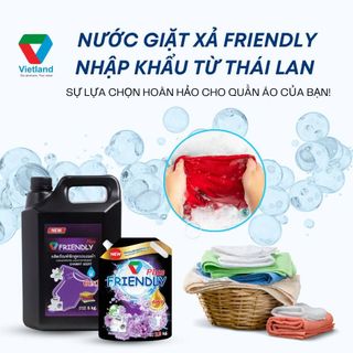 NƯỚC GIẶT XẢ FRIENDLY ĐEN CAN 5KG