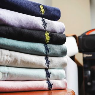 Sơ mi LINEN POLO.  Chất cải linen mềm.