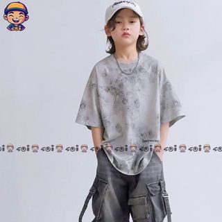 Set áo cotton loang mix quần Jean đen túi hộp cho bé trai Soikid341
